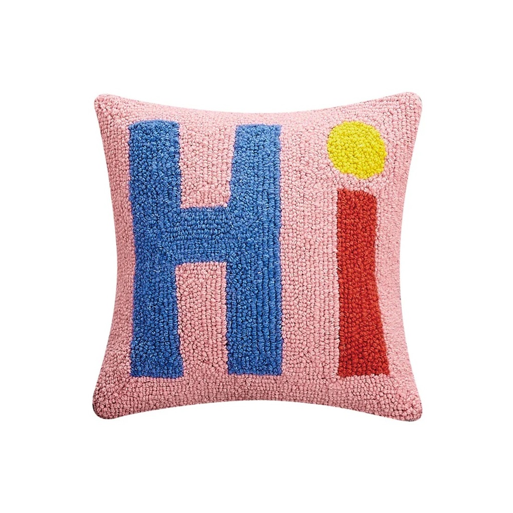 Hi Hook Pillow 12x12”